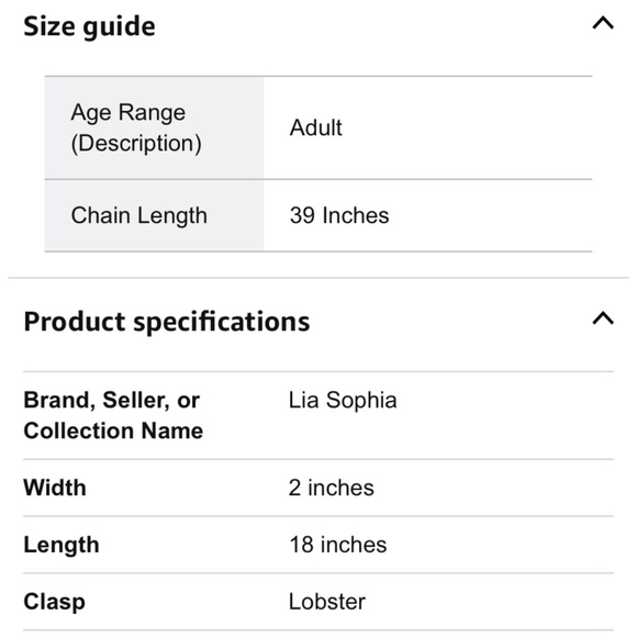 Lia Sophia Necklace - Picture 3 of 3